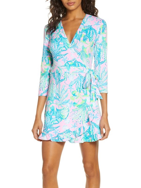 Lilly Pulitzer Jessalynne Wrap Mini Dress/Romper